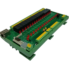 IA-3116-E-P Web controlled 16 Channel IP Ethernet Relay board, 16-Ch. Isolated Digital Input Intelligent-Appliance