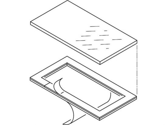 Display screens with stick-on frame, polycarbonate Bopla Arteb - High level of flexibility ICPC 09-8656566