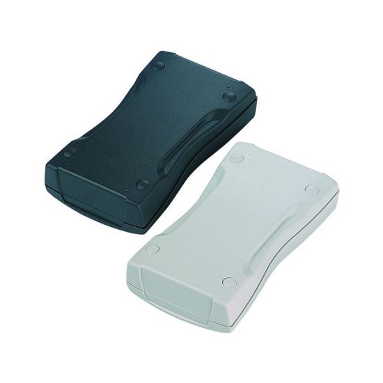 Screw covers for enclosure screws BOPLA BOS-Streamline Ergonomic ABS hand-held enclosure with optional impact protection seal ICPC 09-8656566