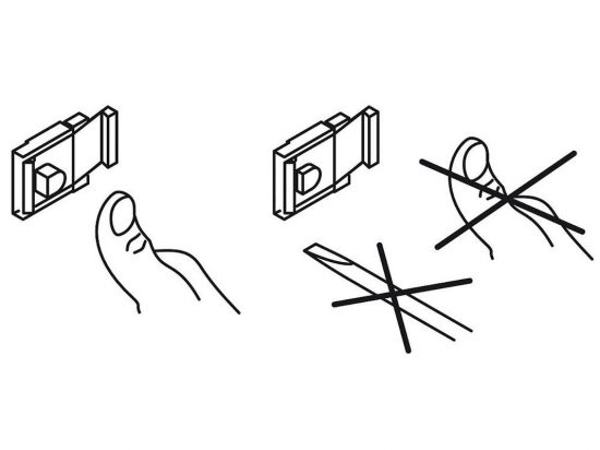 Snap locks for ART 555, 655 and 865, polyamide Bopla Arteb - High level of flexibility ICPC 09-8656566