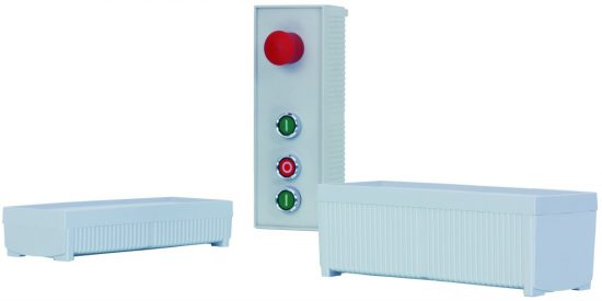 Tastomat polyamide hand-held enclosure for heavy duty use, ingress protection IP 65 BOPLA ICPC 09-8656566